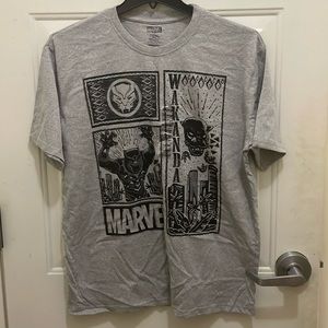 GRAPHIC T-SHIRT: NWT,  Marvel Wakanda Size L and XL 100% Cotton.